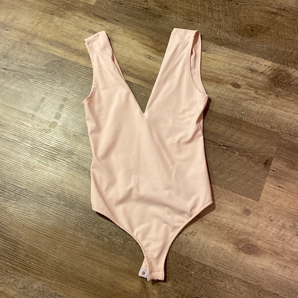 Free People Bodysuit - rose pink